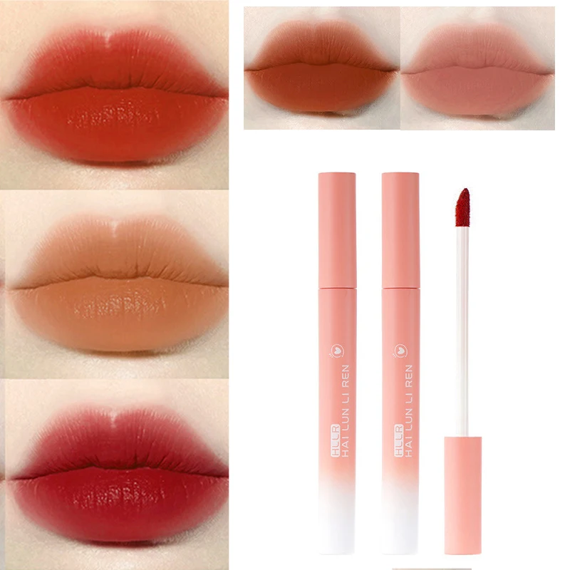 

Lasting Moisturizing Matte Waterproof Velvet Matte Lip Glaze Velvet Lip Gloss Nude Lipsticks Cosmetics Waterproof Lasting