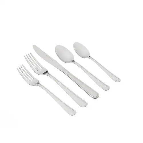 

20 Piece Stainless Steel Flatware Set, Silver, Service for 4 Fork Cucharas acero inoxidable Spoon set Chopstick set Steak knife