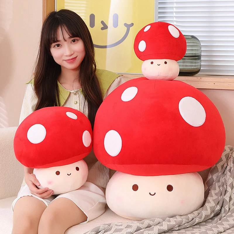 

Мультяшный гриб, супер милая диванная подушка, подушка из полипропилена и хлопка, мягкая и удобная, в наличии несколько размеров