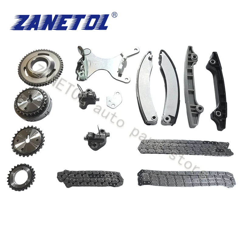 

5019423AD 5019423AC ZANETOL Цепь ГРМ и комплект компонентов для DODGE RAM 1500 PICKUP 2002 ~ 2010 для JEEP COMMANDER 2006 ~ 2010