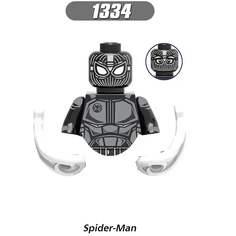 X0266 Человек-паук Ned Liz Hydro Man строительные блоки герой аниме кирпичи куклы