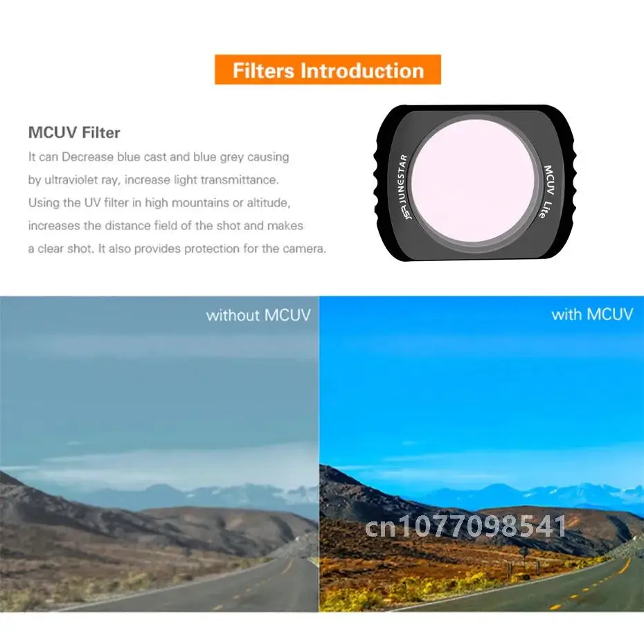 Фильтр камеры для DJI Pocket 2 CPL/MCUV/ND 4 8 16 32 64-PL Комплект фильтров Osmo 3-осевой аксессуар