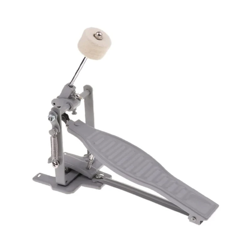 

Professional Single Spring Bass Drum Pedal with Drum Wool Beater Fitting for Children Gift Lightweight Bass Drum Pedal