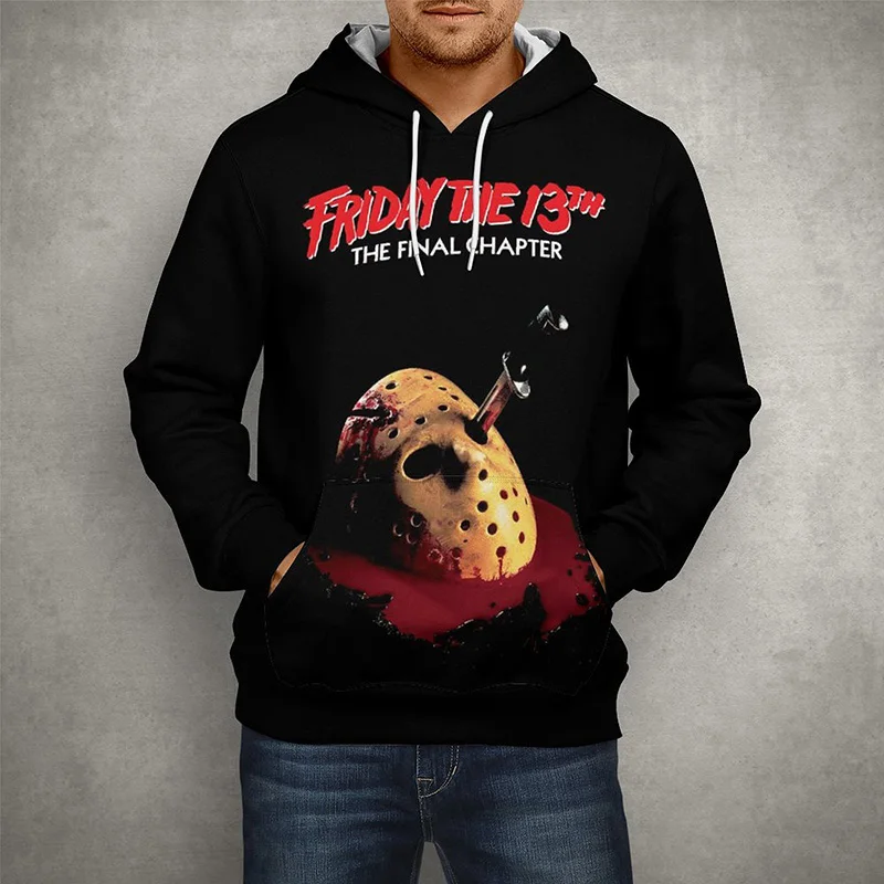 

3D Print Horror Movie Friday The 13th Hoodies Men Women Children Fashion Long Sleeve Cool Spring Autumn Casual Tops Pullover