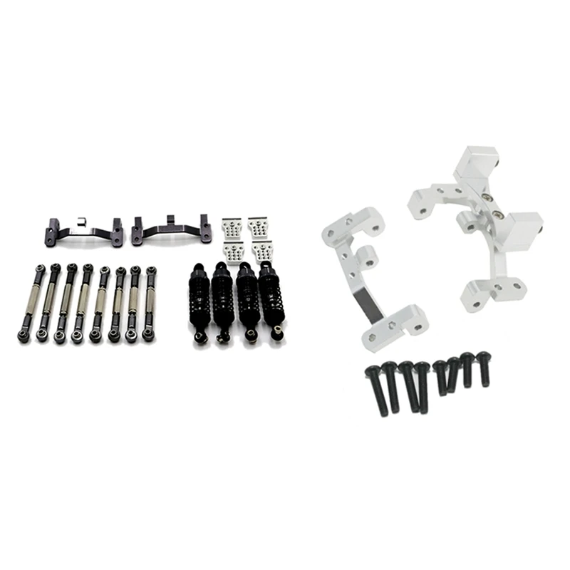 

Тяговая тяга, амортизатор для WPL B14 B24 C14 C24 и Тяговая тяга, базовая ось сиденья, вверх кронштейн сервопривода, Прямая поставка