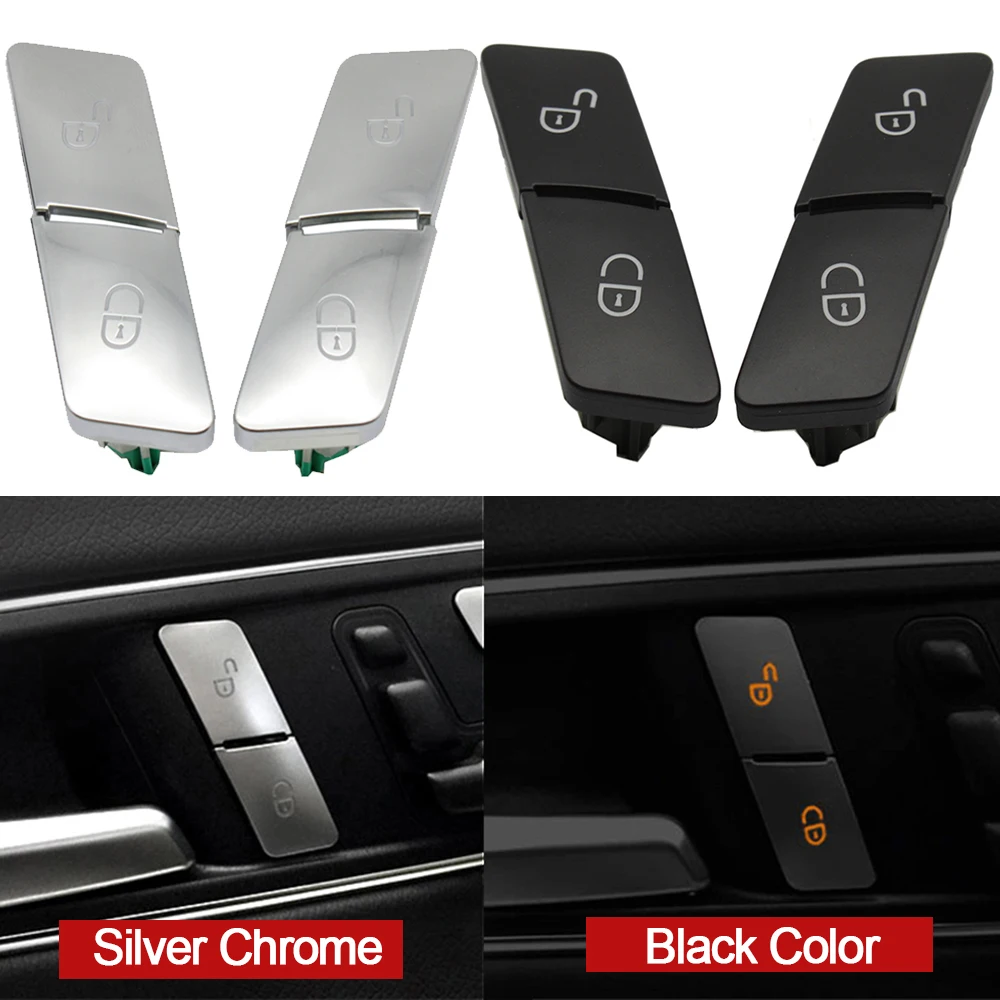 

Interior Door Lock and Unlock Opening Switch Button For Mercedes Benz C Class W204, E Class W212,GLK 204,ML GL W166 W176 W246