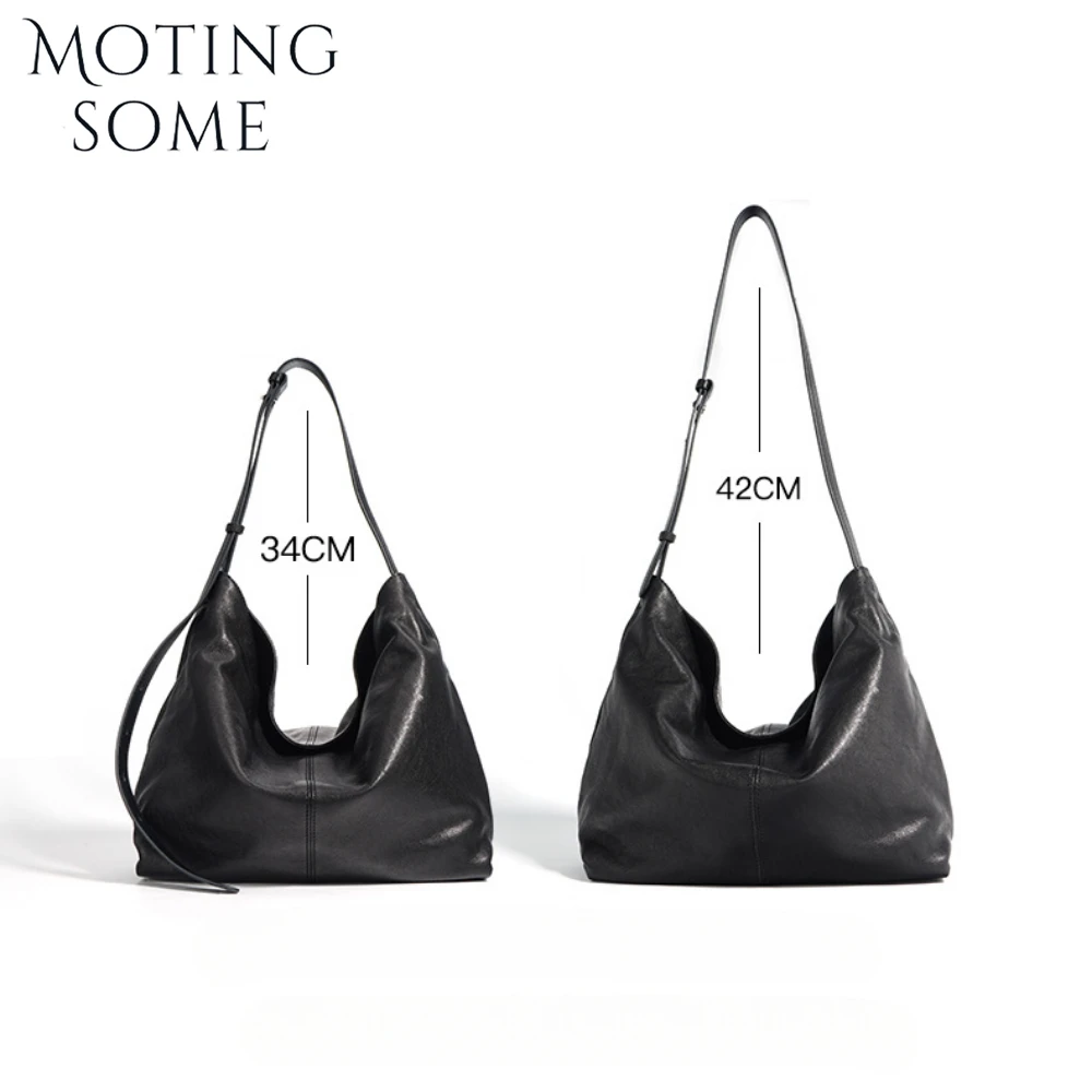 Motingsome женская сумка-хобо на плечо роскошная сумка-тоут из овечьей кожи в нишевом