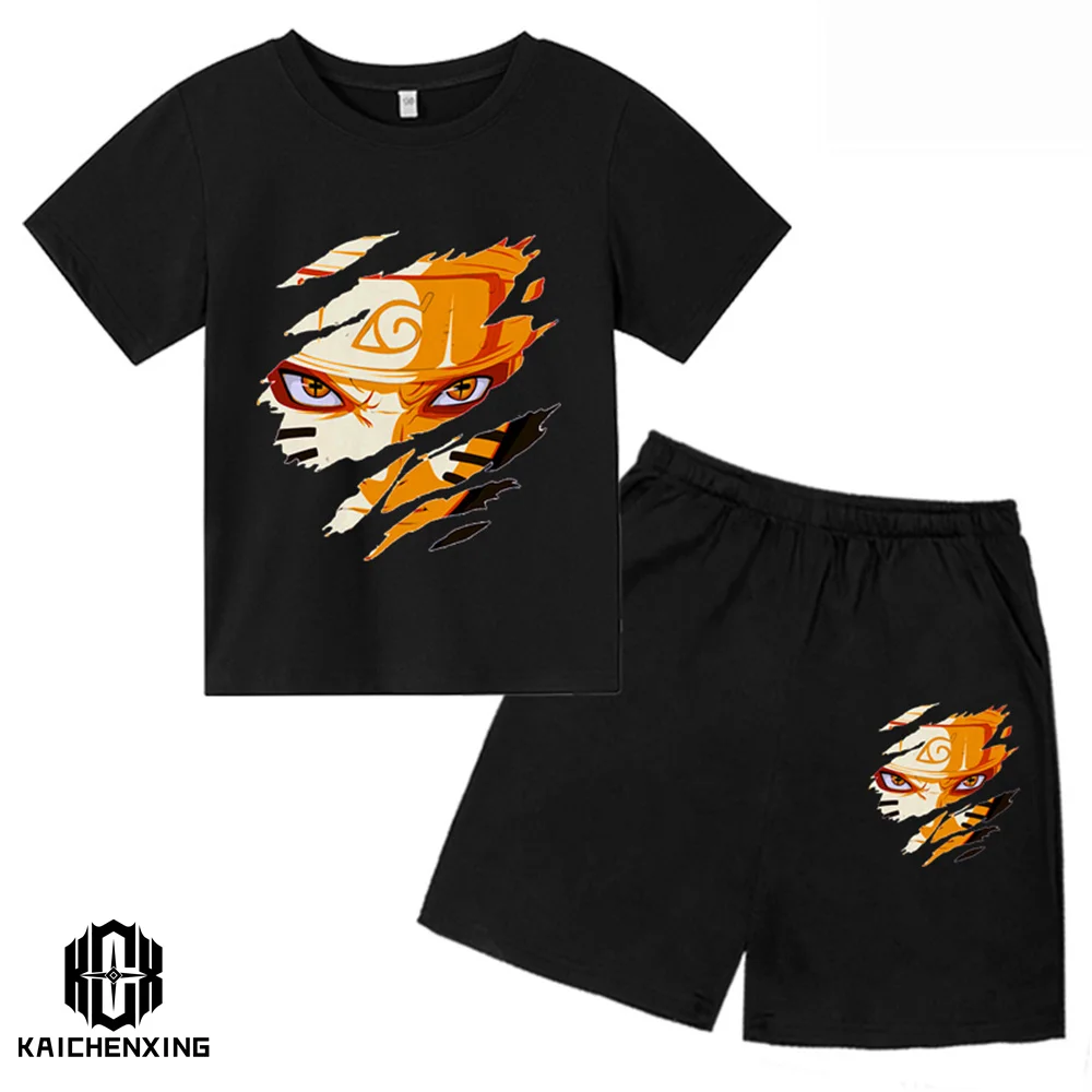 

New Naruto Tshirt Kids Cool T-shirt boys clothes girls Short Sleeve Summer Men Women Tops Tees anime Fashion narutoes t shirt