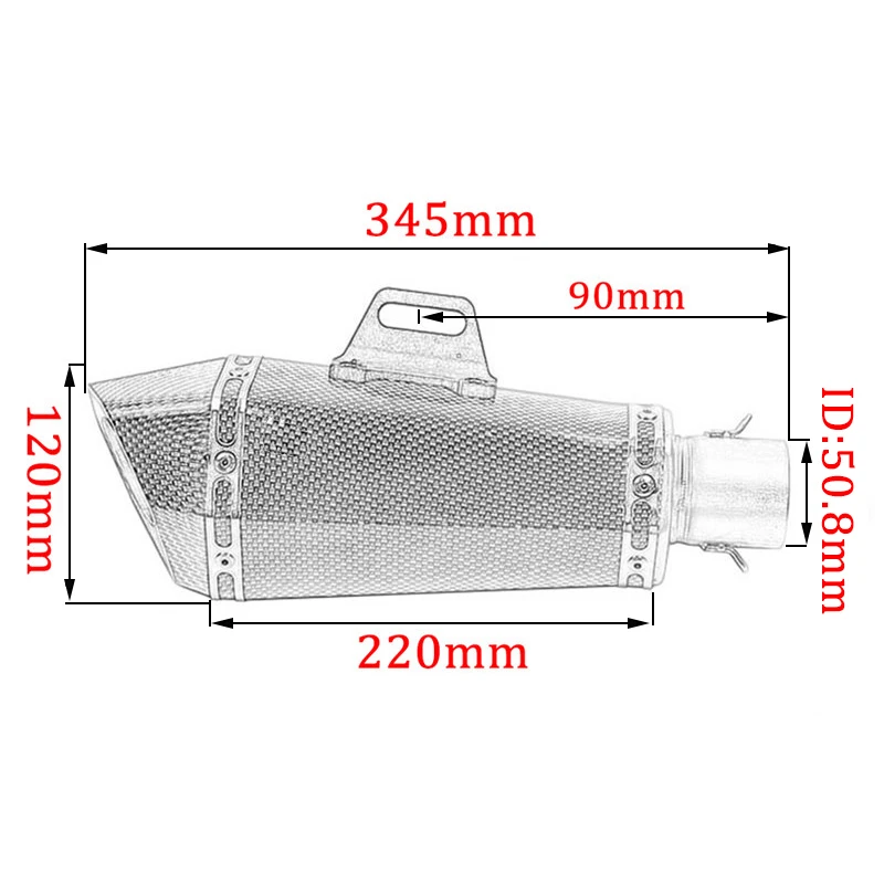 Для YAMAHA FZ1 FZ1N FZ1000 06-2015 Соединительная труба модификация fAK выхлопная мотоцикла
