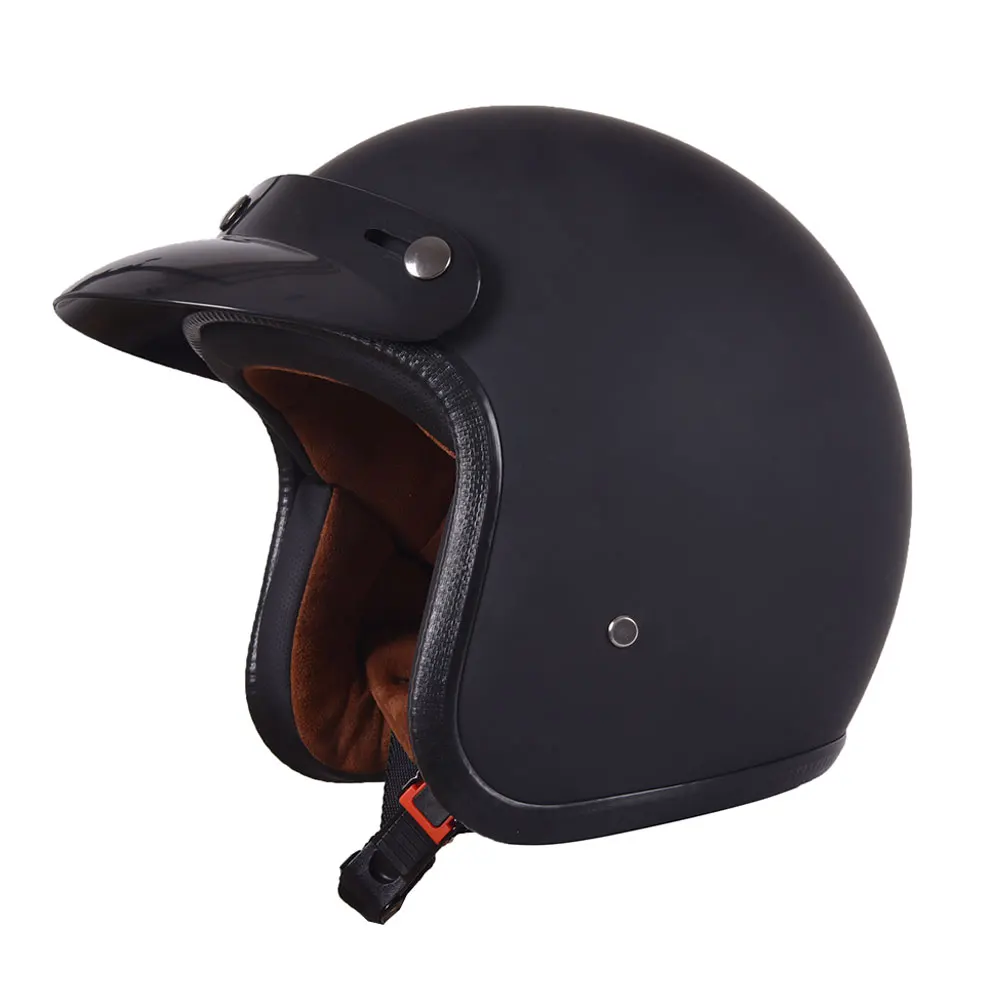 

Men Women Retro Open Face 3/4 Motorcycle Helmet Motorbike Moto Motocross Vintage casco Cafe Racer DOT Approved Casque Capacete