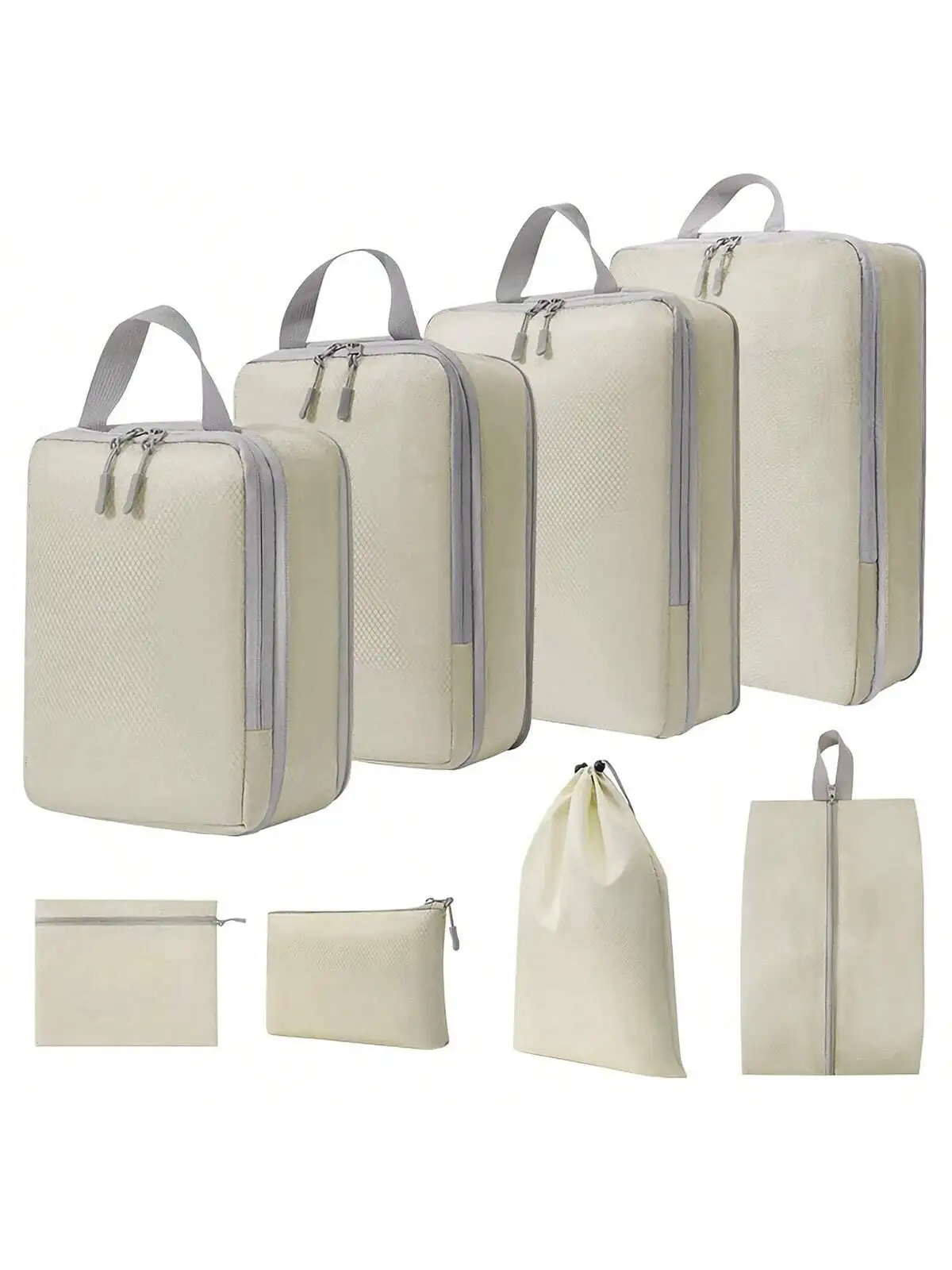Ryanai Compressible Packing Travel Storage Bag Cubes Waterproof Suitcase