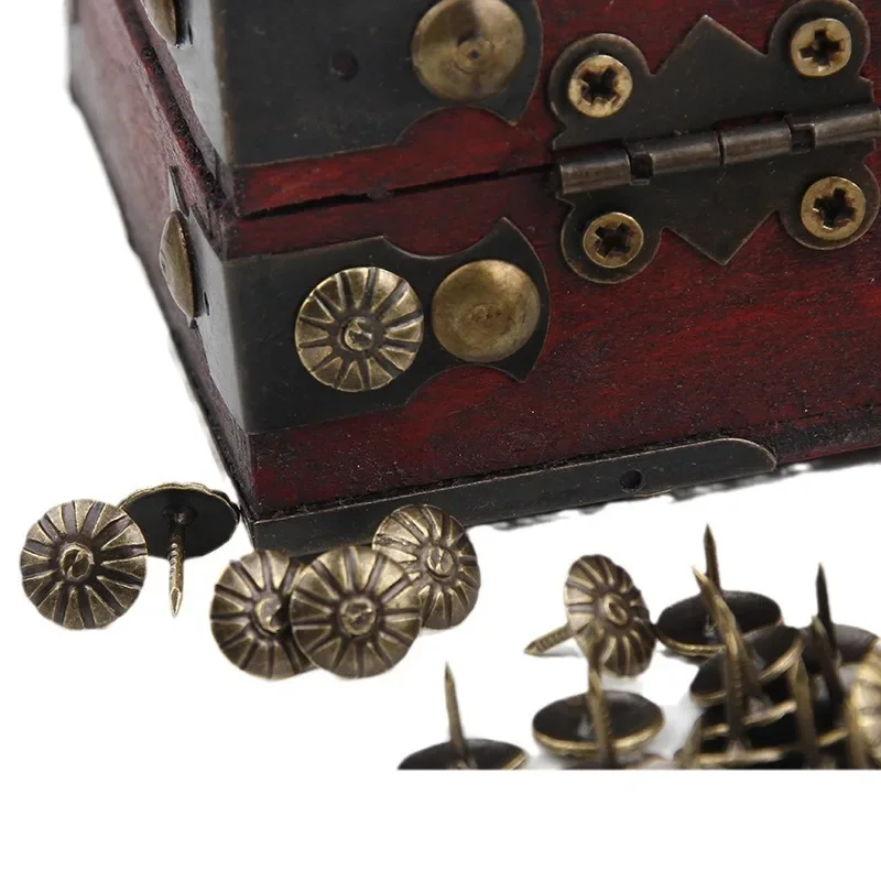 100 шт. заклепки античные декоративные круглые наконечники для крепления мебели