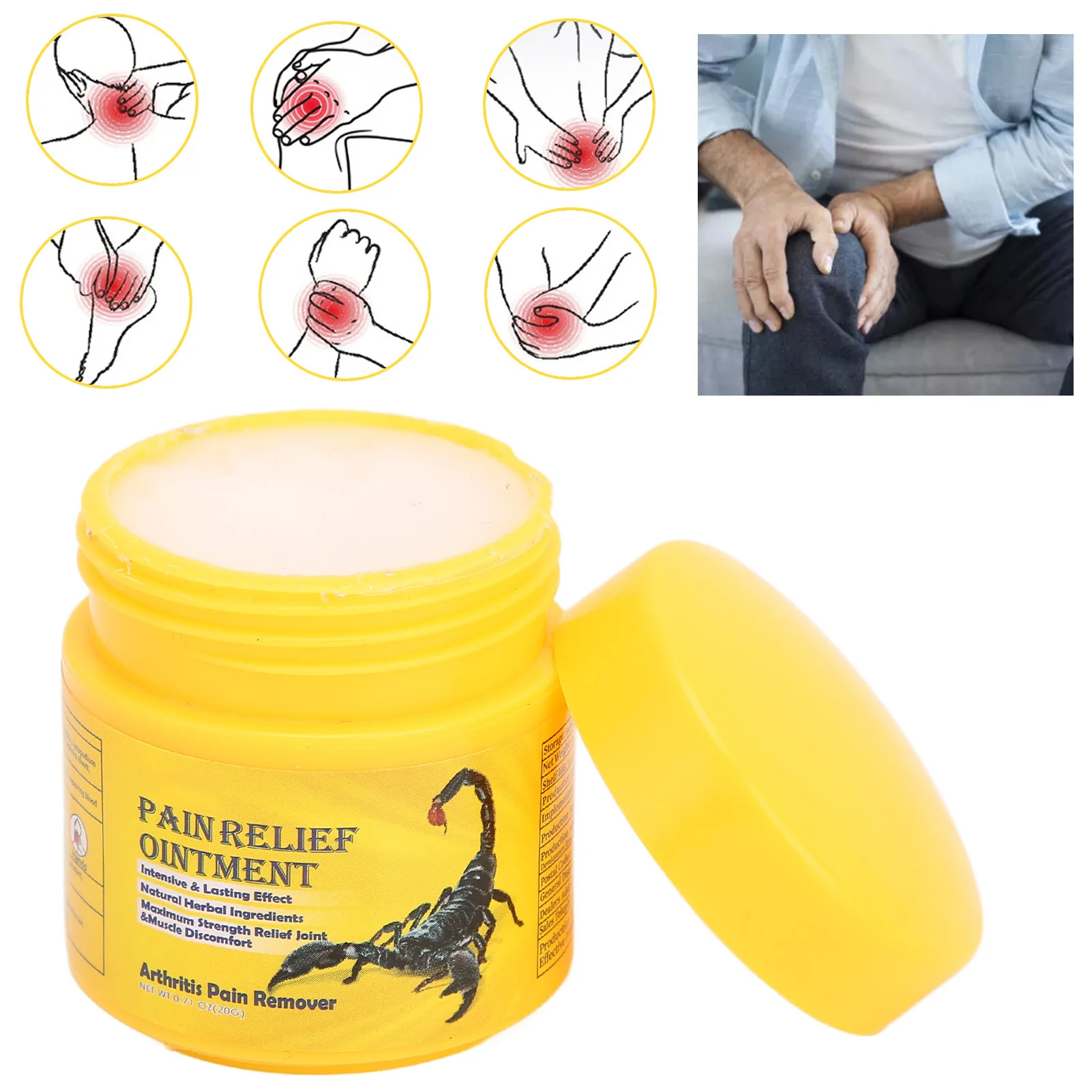 1 шт. Китайский крем для снятия боли 20 г