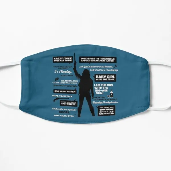 

Wynonna Earp Quotes Silhouette Flat Printing Face Mask Protective Winter Breath Dustproof Sport Cotton Beauty Mouth Fashion