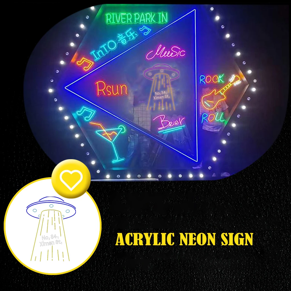 

Светодиодная акриловая лампа, праздничный свадебный светильник для дома, столовой, бара, спальни, гостиной, кухни, украшение для сада, европ...