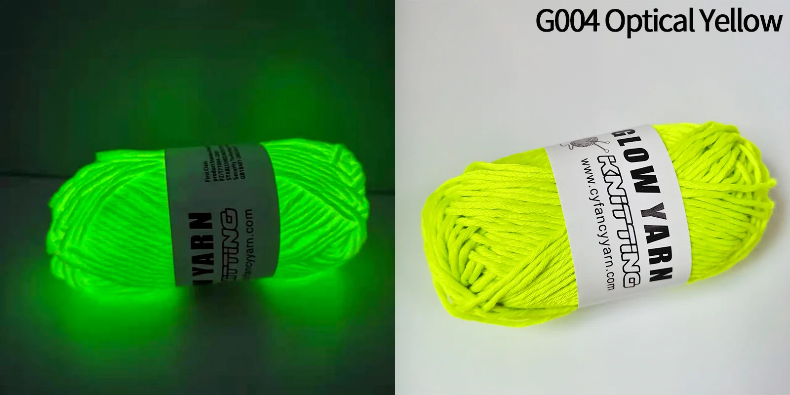 Novel Functional Yarn Glow in the Dark Polyester Luminous Chunky Yarn 2mm for Hand Knitting Carpet Sweater Hat images - 6