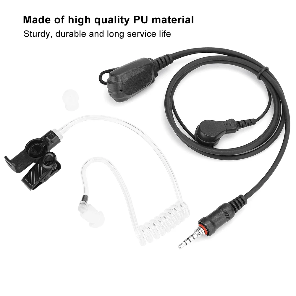 3.5mm Air Acoustic Tube Headset Waterproof Earpiece for ICOM IC-M33 M25 Radio