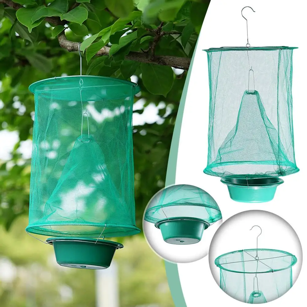 

Ловец насекомых, сетка-убийца для мусора, многоразовый складной садовый подвесной Ловец мусора для парков, ферм, ресторанов, туалетов, M2C9