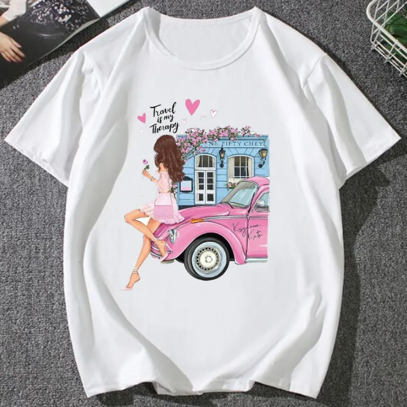 

Женские Модные топы с принтом, футболка, женские топы в стиле Харадзюку, футболка