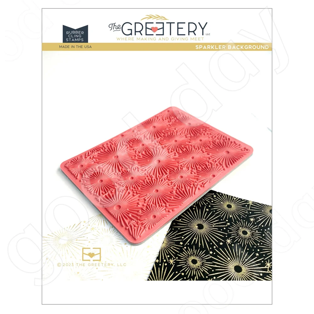 

2023 New Arrival Sparkler Background Clear Stamps Scrapbook Diary Decoration Embossing Template DIY Greeting Card Handmade