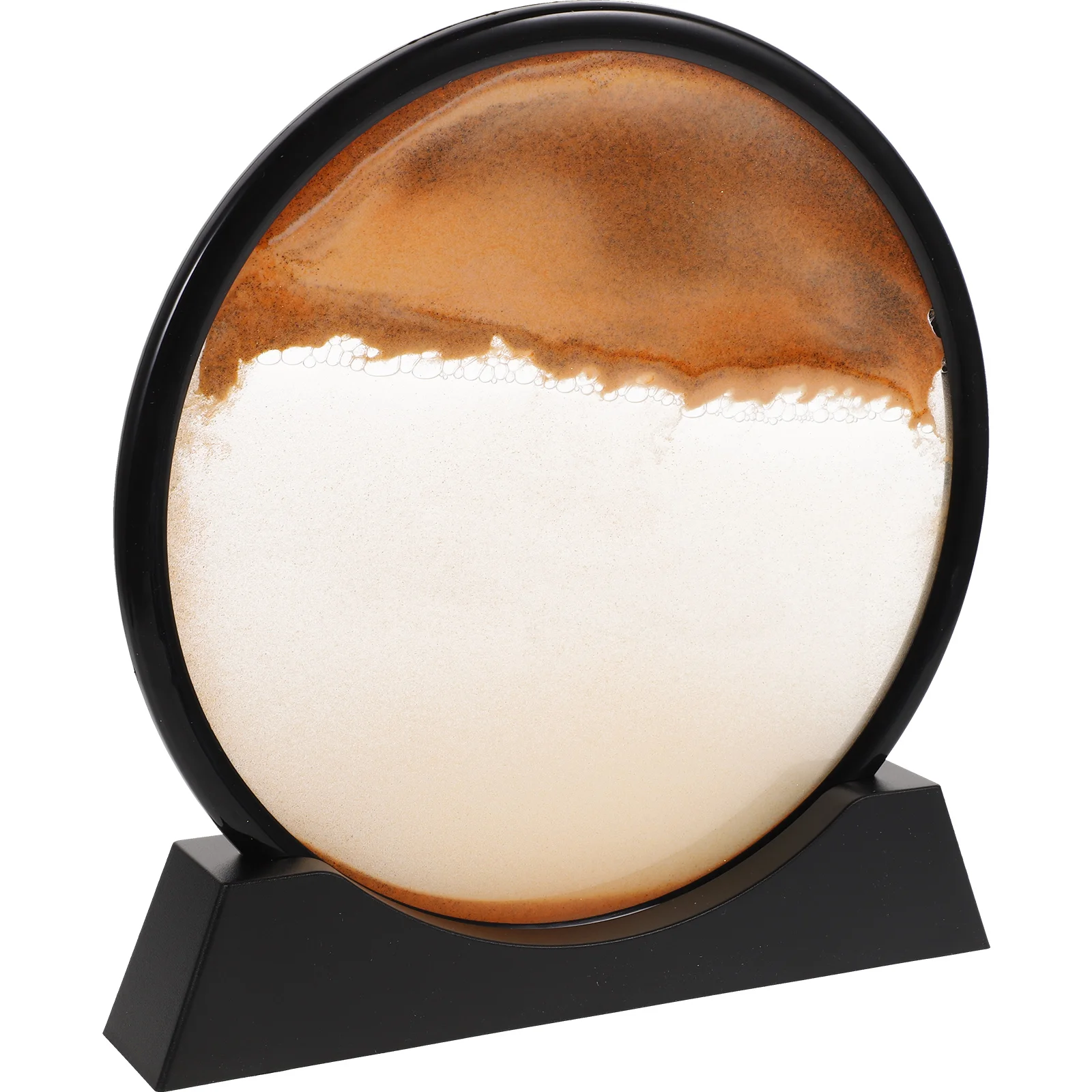 

3D Quicksand Painting Hourglass Sandscape Moving Picture Colors Liquid Motion Home Decor Ornaments Timer Table Decoration