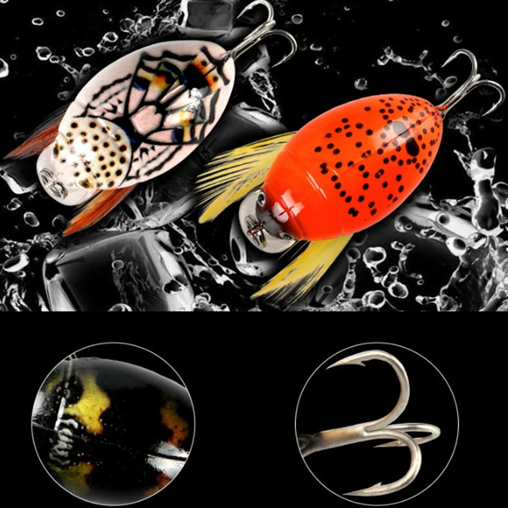 

3.8cm/4g Luya Bait Floating Water Attractive Fishing Lures With Blood Tank Hook Simulation Fishing Tackle Abs Minino