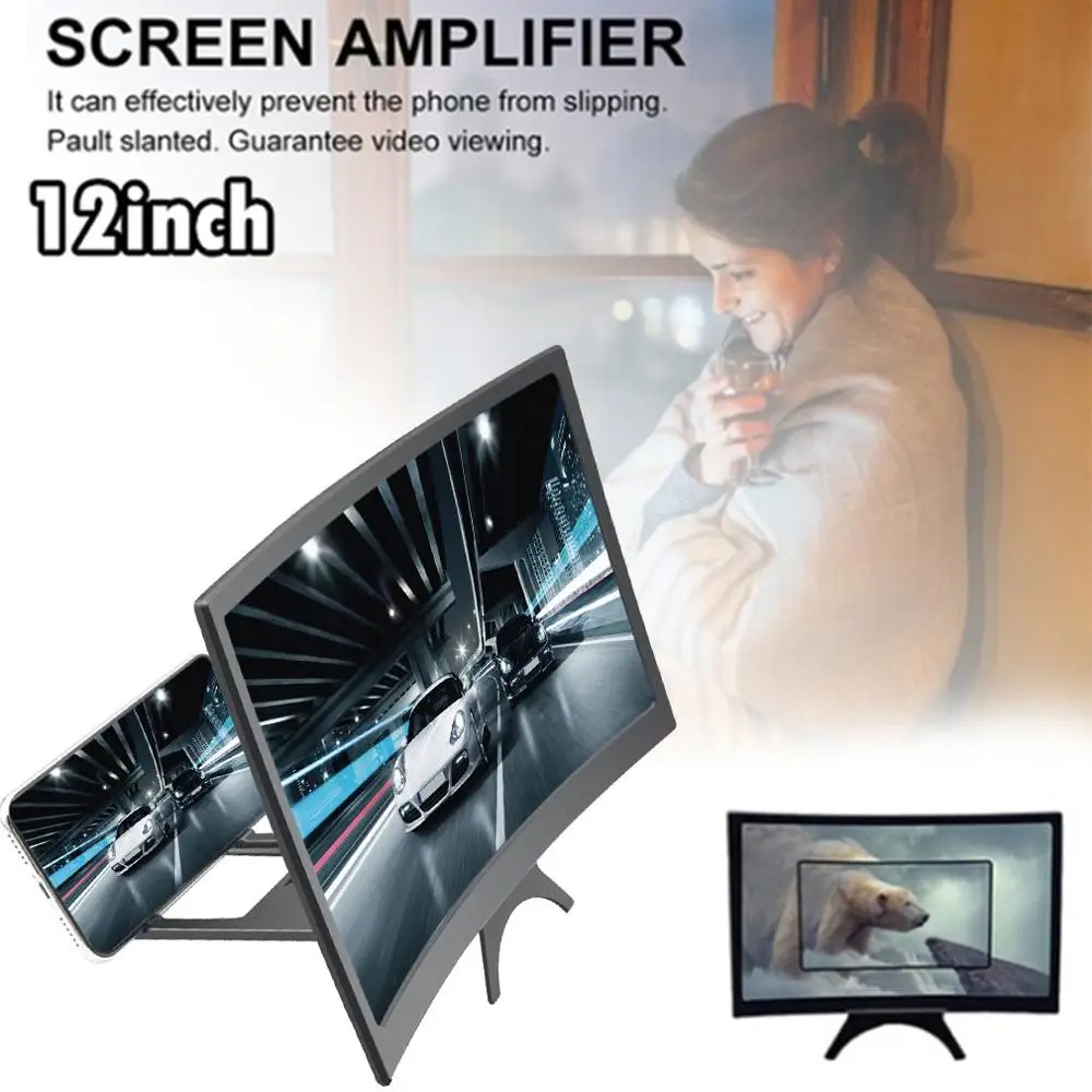 

12-дюймовый 3D Hd телефон с увеличительным экраном