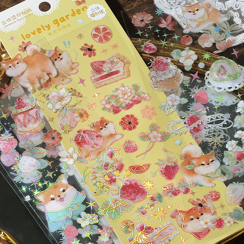 

3 Sheets Cute Small Stickers Kawaii Cartoon Playful Cat Decorative Stickers For Scrapbooking Kid Diy Arts Crafts Album
