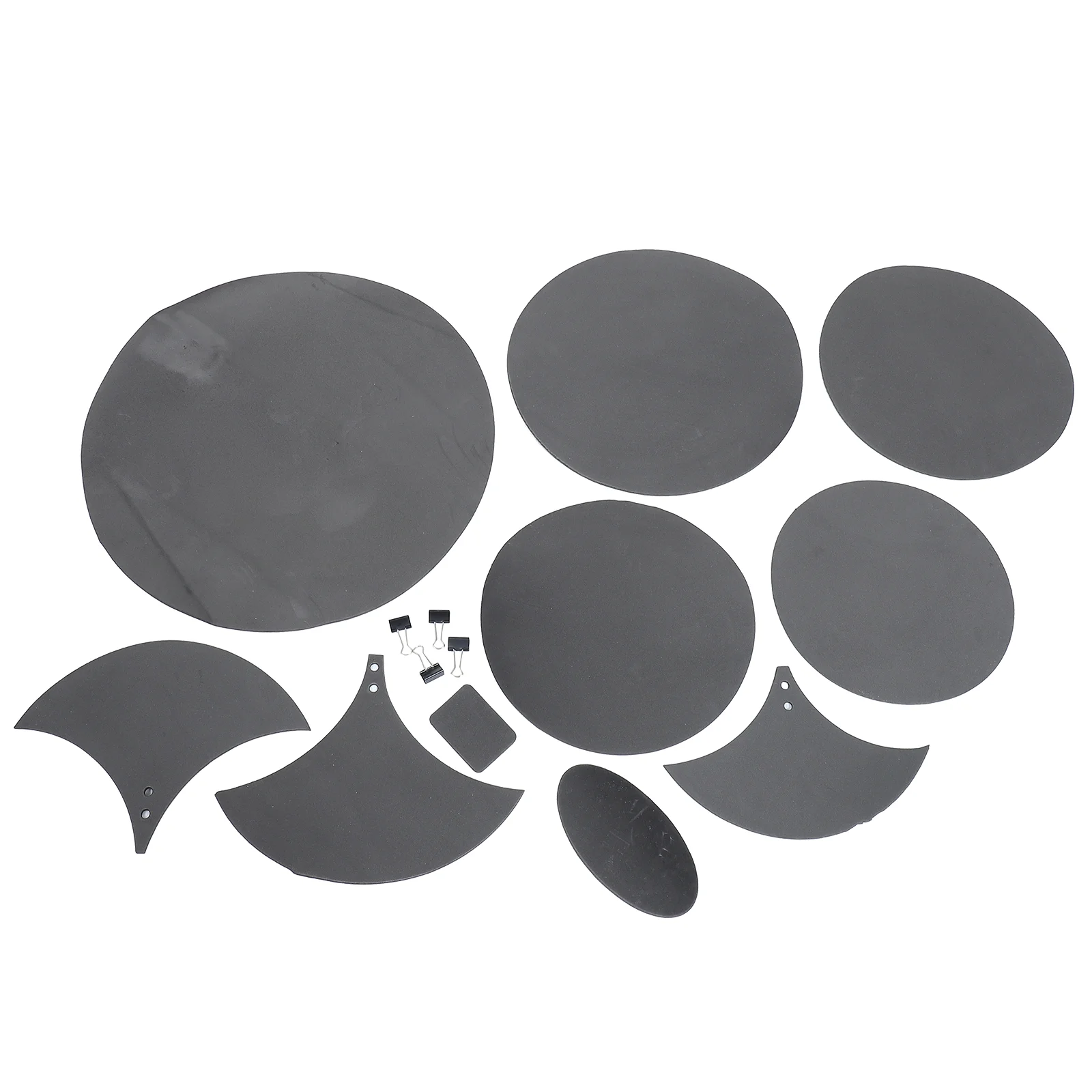 

14 Pcs Drum Mute Pad Mats Dampeners Pads Supplies Dampening Accessories Silencers