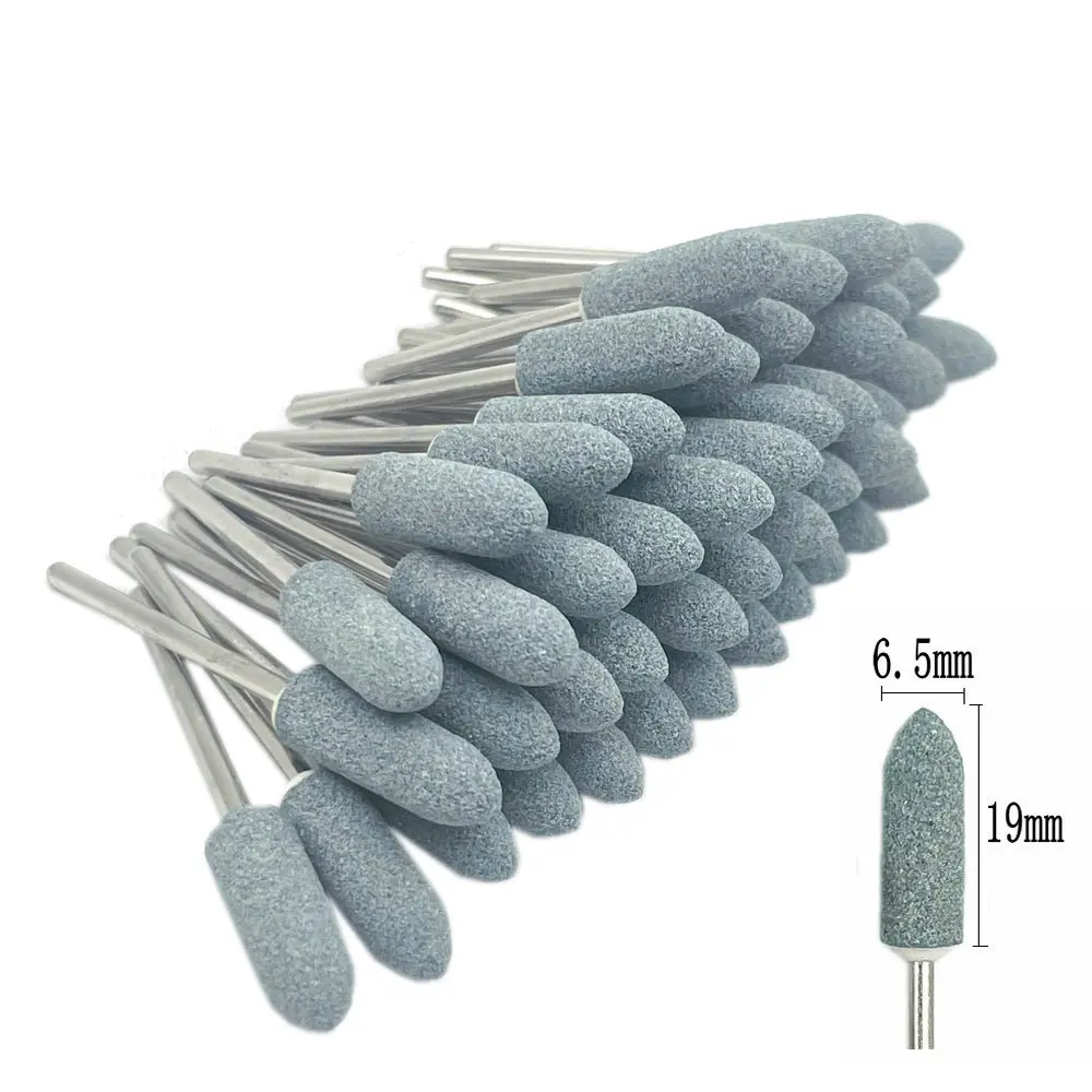 50 шт./упаковка корундовые фрезы для маникюра | Насадки маникюрного сверла
