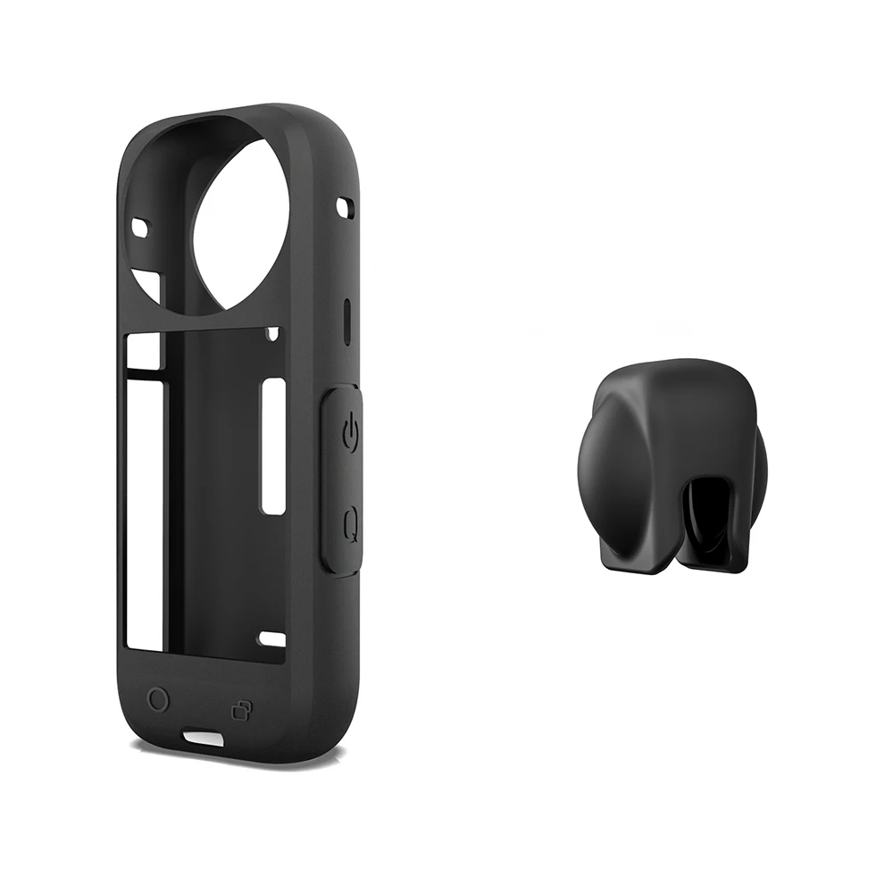 Крышка объектива камеры для Insta360 One X4 Силиконовая Защитная крышка спортивной