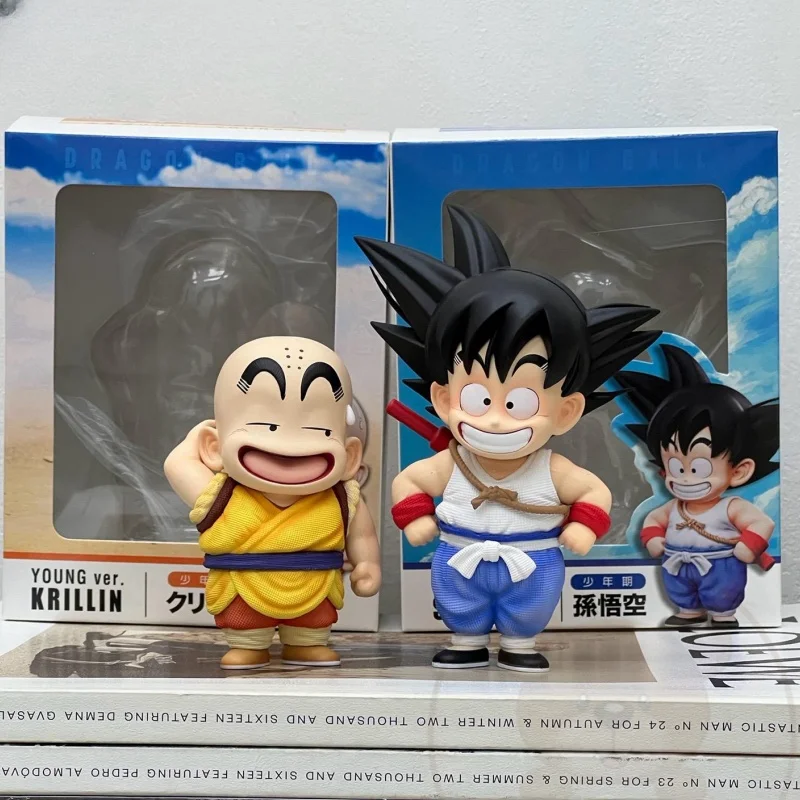 Фигурки из аниме Драконий жемчуг фигурки сына Гоку милые модели детства Krillin Fuguire