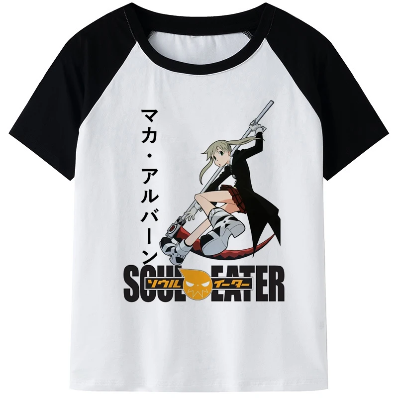

Soul Eater Japanese Anime Print T Shirt Men Harajuku Summer Casual Tops Kawaii Cartoon Manga Graphic Tshirt Unisex T-shirt Male
