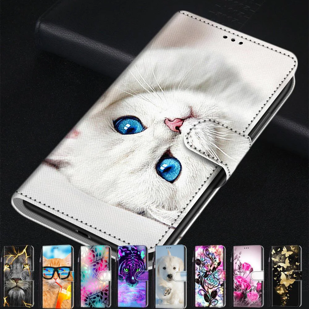 Кожаный флип-чехол с магнитной застежкой для Oppo A74 A54 5G A16 4G полное покрытие A53 A53S A93