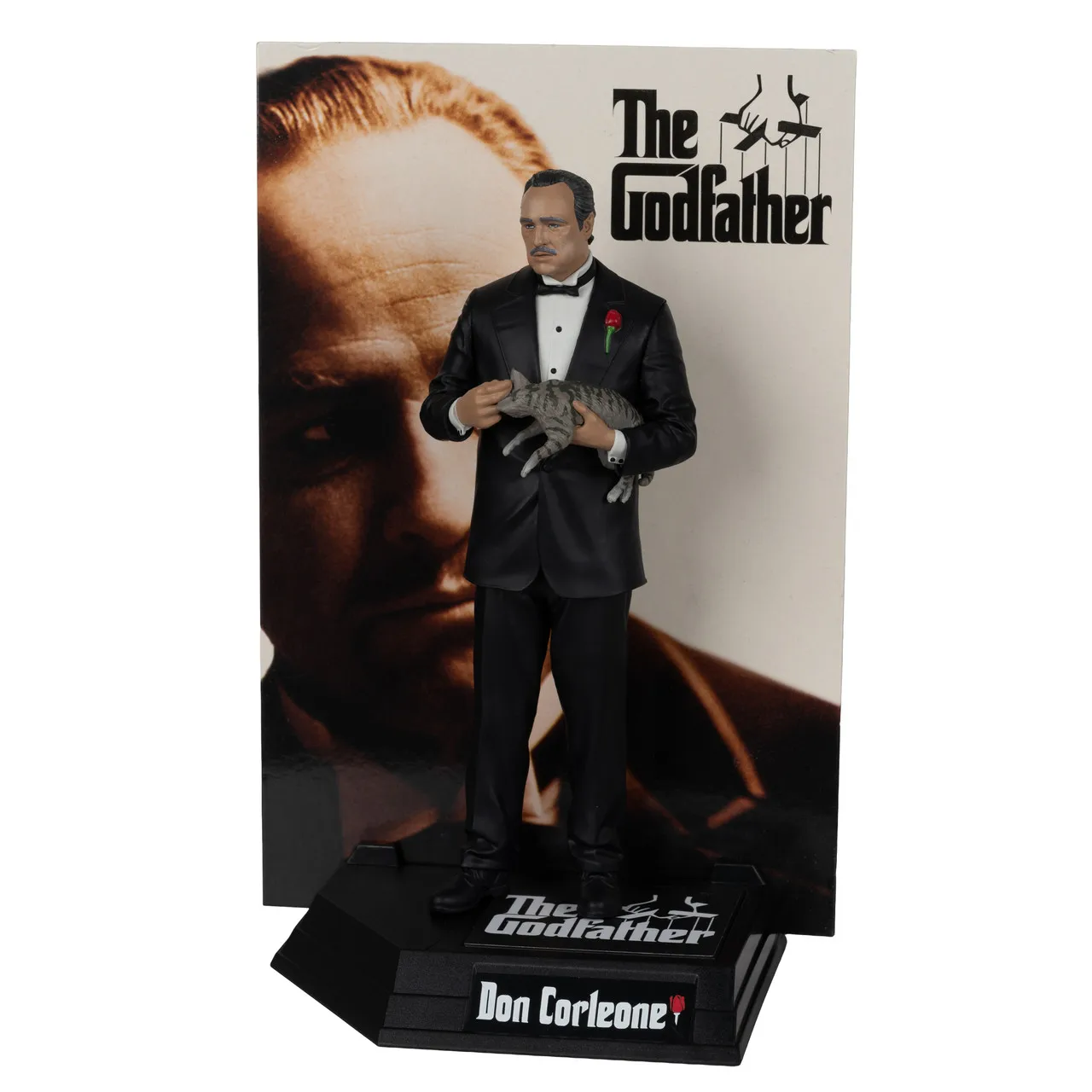 Фото Фигурка Mcfarlane Toys Movie Maniacs Posed - Paramount Wv2 - Дон Корлеоне, Крестный отец, 6 дюймов, модель для сборки №4