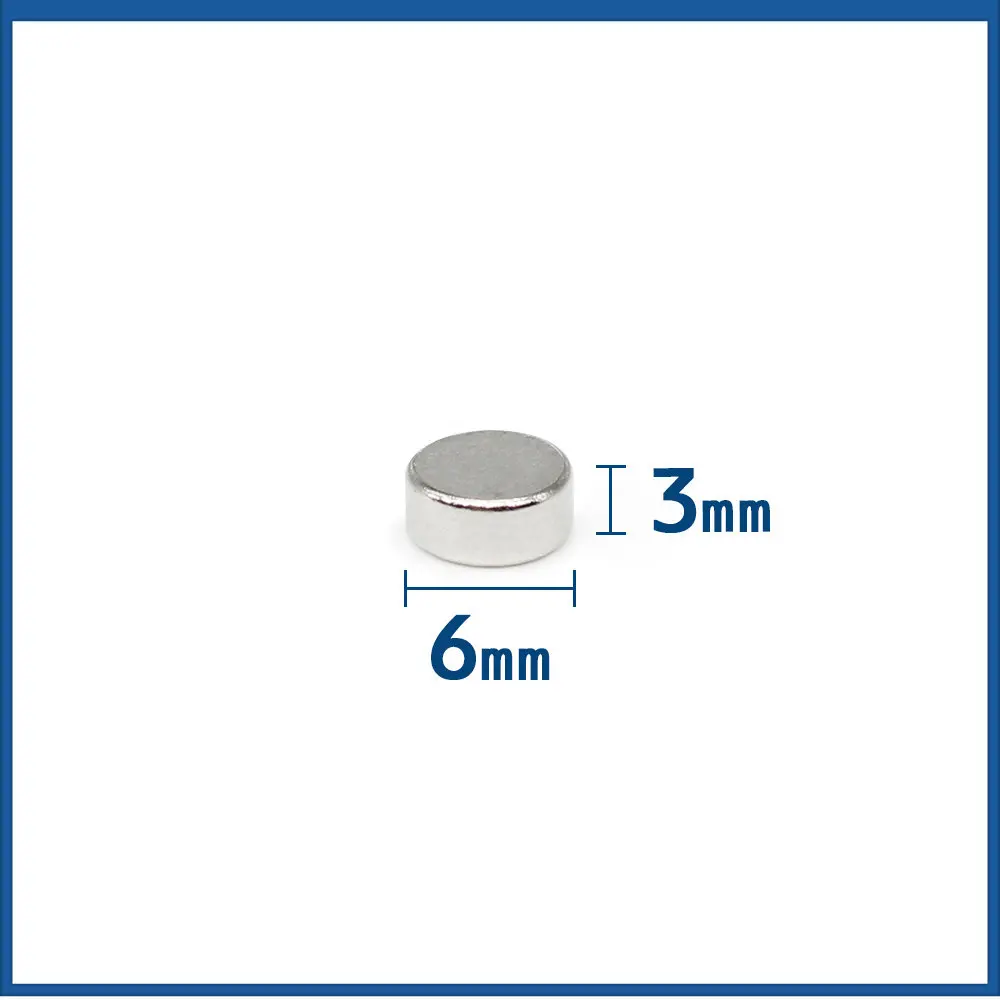 

20/50/100/200/300/500PCS 6x3 Small Round Powerful Magnetic Magnets N35 Neodymium Magnet Disc 6x3mm Rare Earth Magnets Strong 6*3