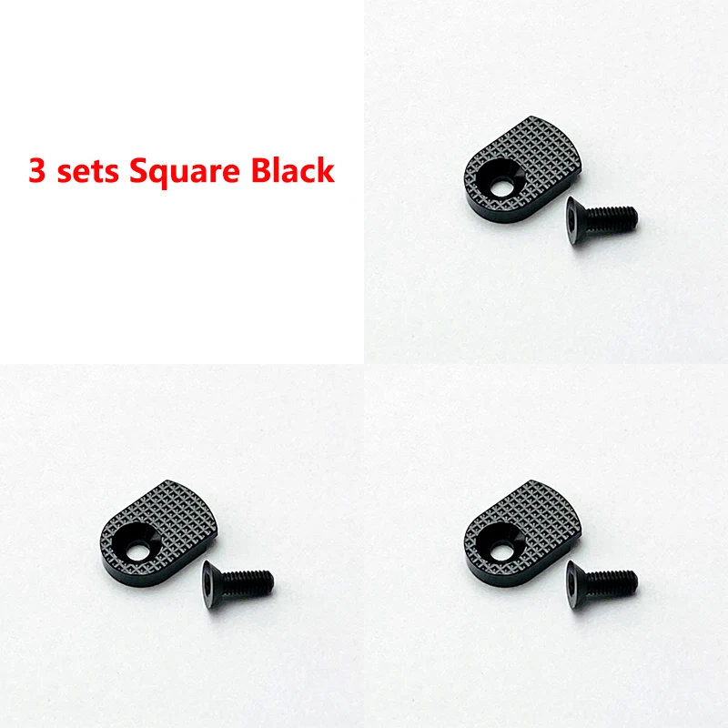 

3 комплекта / пакеты Настройка CZ Shadow 2 Алюминиевая кнопка магнитного высвобождения DIY Исправление Замена квадратного рисунка Rhombus