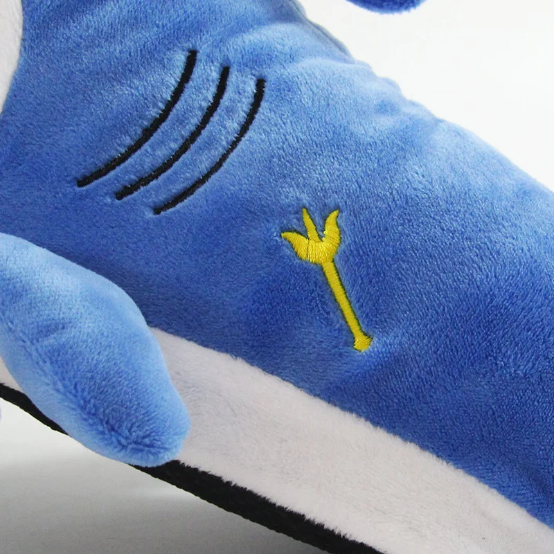 Fashion Plush Warm Slippers Women 2022 new Cartoon Shark Funny Shoes Girls Lovely Indoor Slippers Ladies Home Shoes