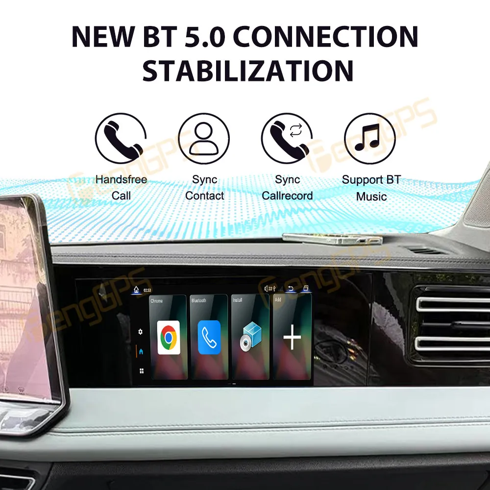 Развлекательный дисплей Co-pilot для приборной панели автомобиля на Android VW Volkswagen Tiguan