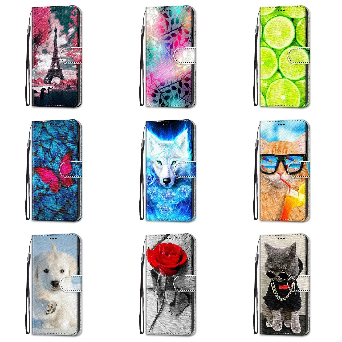 

Phone Wallet Leather Case For iPhone 12 Mini5.4/Pro Max 6.7/Pro 6.1 iPhone 13 6.1/Mini5.4/Pro Max6.7 Flip Case Cover Phone Shell