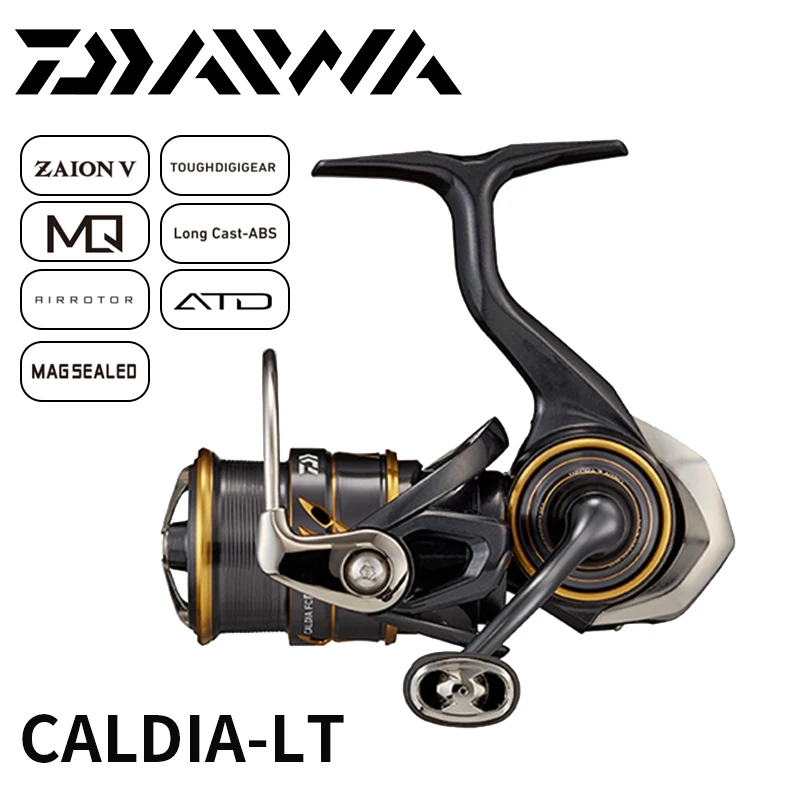 

Original DAIWA 21 CALDIA LT 1000-4000 Spinning Fishing Reels Gear Ratio 5.1:1/5.2:1/5.8:1/6.2:1 Ball Bearing 6/1 Max Drag 5/10kg