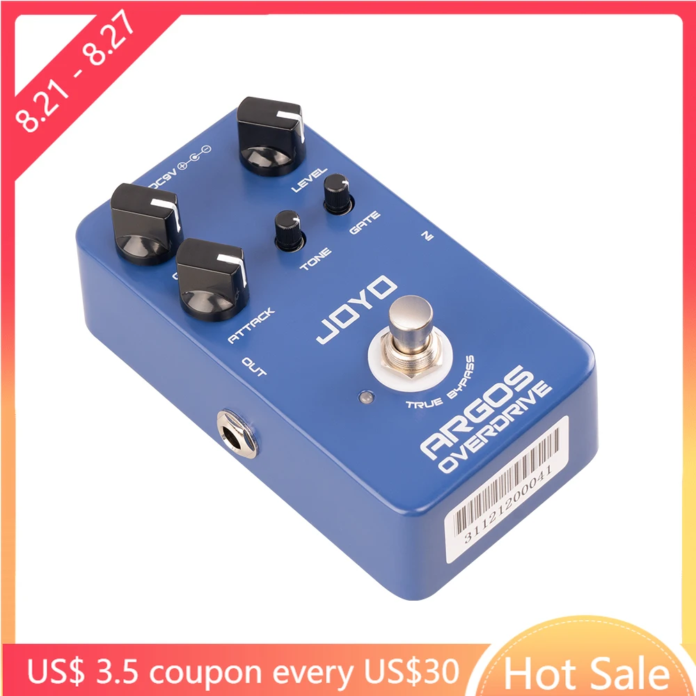 

JOYO JF-23 ARGOS OVERDRIVE Pedal Multi-Mode Guitar Effect Pedal Built-in Noise Gate True Bypass Guitar Parts & Accessories