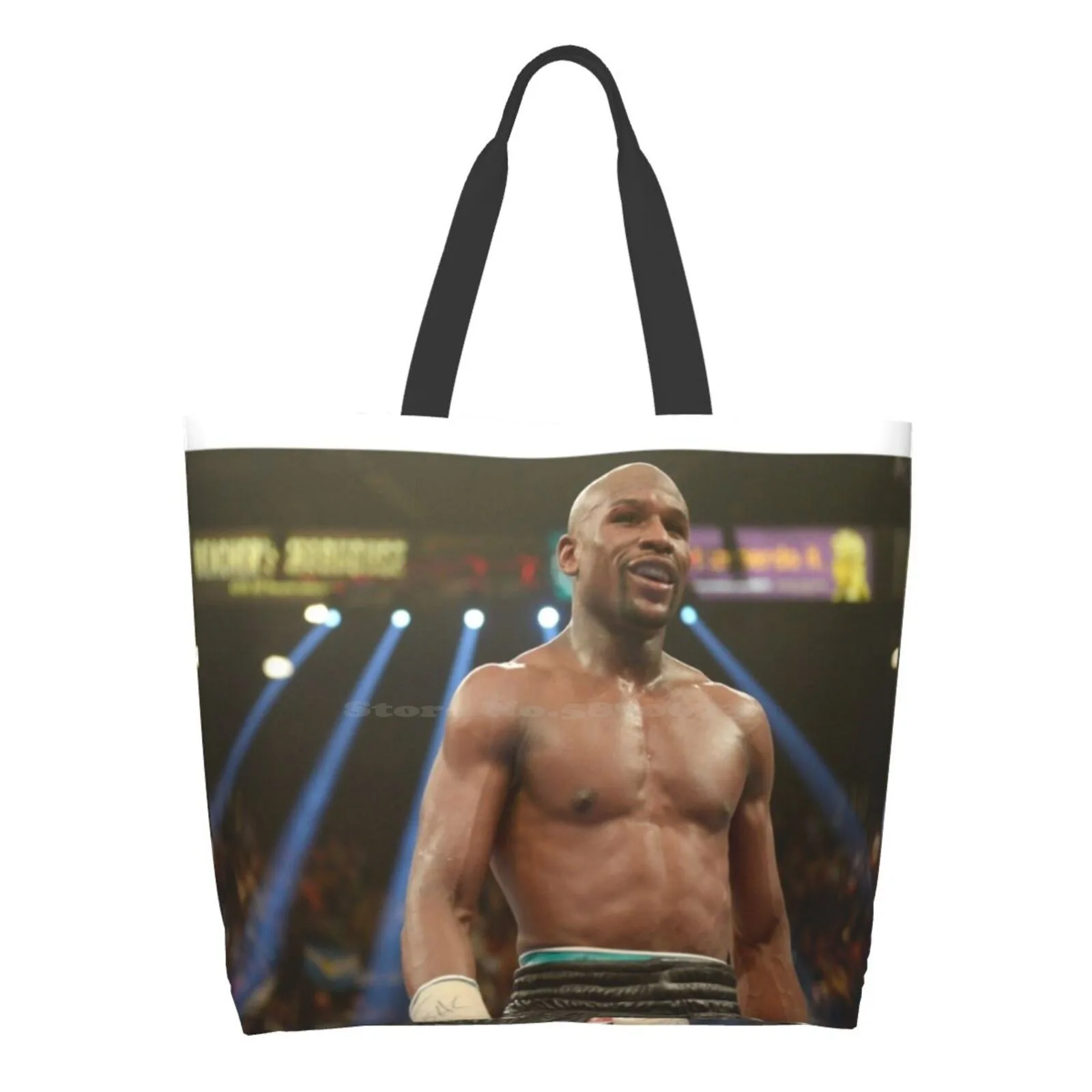 

In The Ring Printed Casual Tote Large Capacity Handbags Sports Sport Legends Legendary Athlete Hero Martial Boxing