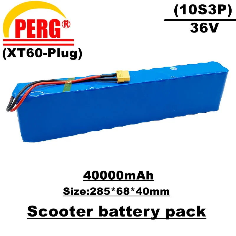 

Фотоаксессуары 36 В, 10s3p, 40ah, Разъем XT60, подходит для электрических велосипедов и скутеров, оснащен BMS