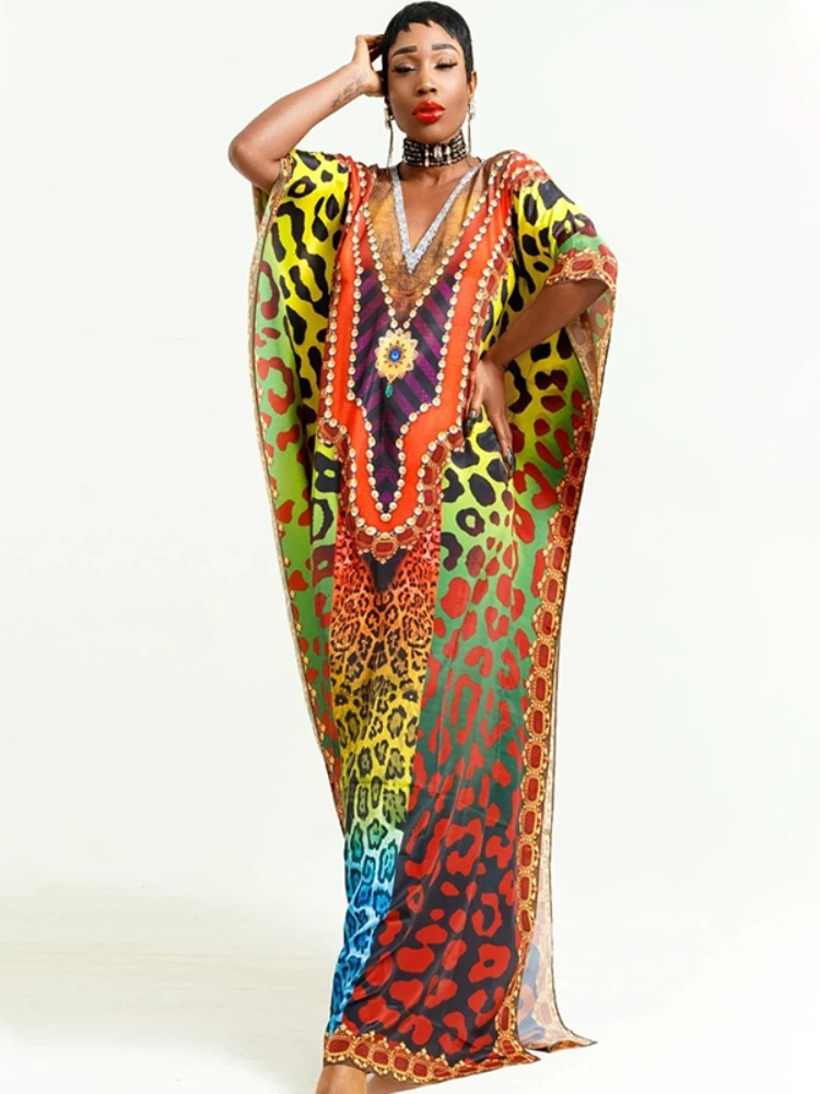 Beach Dress Kaftan Pareo Sarongs Sexy Cover-Up Bikini Swimwear Tunic Swimsuit Bathing Suit Cover Ups Robe De Plage Q1229 | Женская