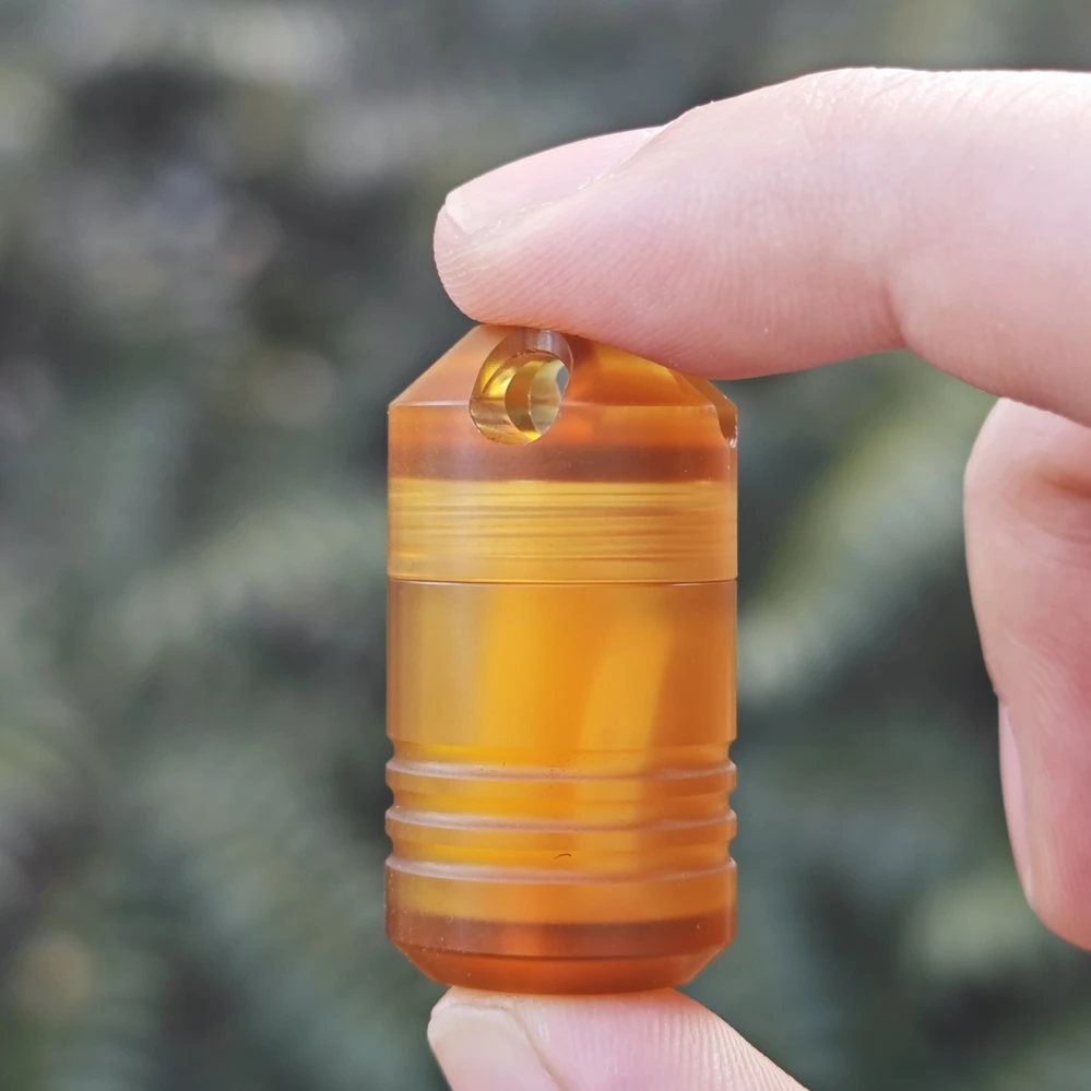EDC Ultem импортный PEI портативный герметичный водонепроницаемый контейнер-капсула