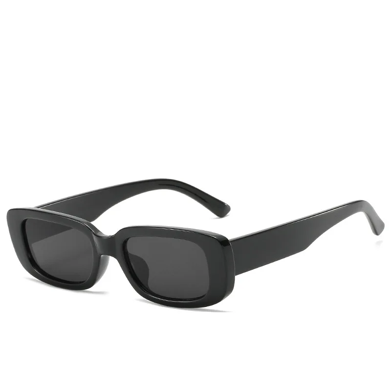 

Retro Small Rectangle Frame Sunglasses Men's and Women's Fashion Trendy Square Frame Rectangle Sunglasses UV Protection