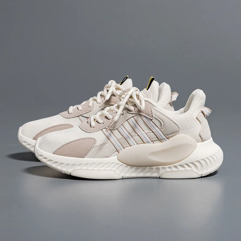 Breathable Soft Soled Couple Sneakers Shoes for Women Running Casual Sneaker Korean Fly Woven Ladies Shoe Zapatillas De Mujer