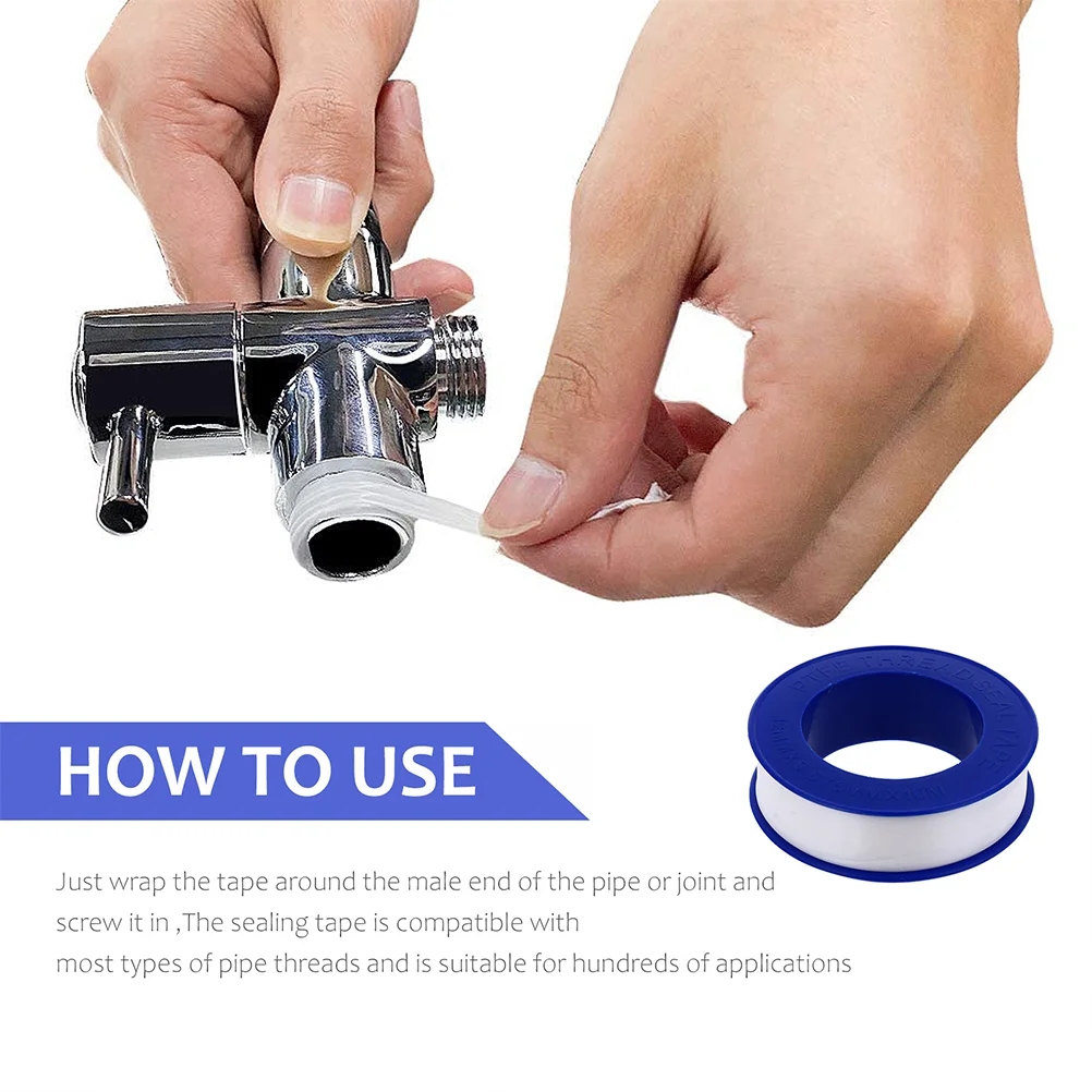 20 шт. виниловая лента уплотнительная резьба сантехника клейкий герметик из ПТФЭ