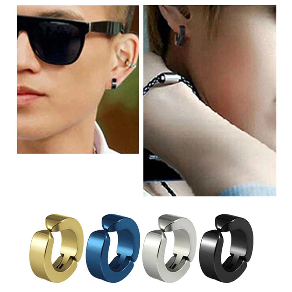 

1 шт., женские и мужские серьги-клипсы для пирсинга